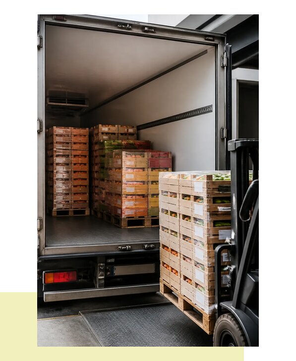 Перевозка сельхозпродукции на паллетах с доставкой в Чебоксары